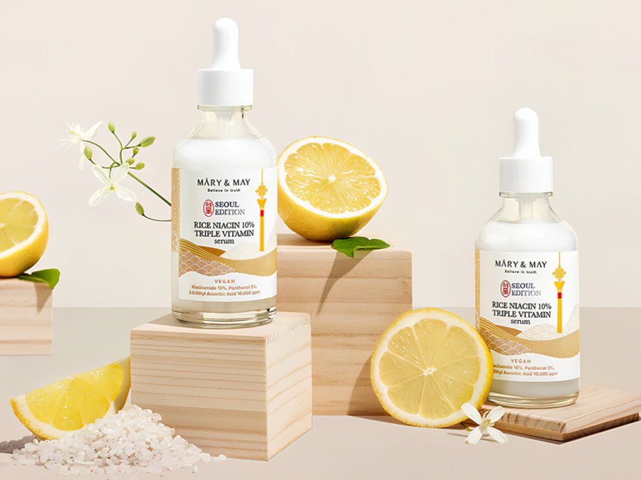 EL SECRETO DE LA PIEL DE CRISTAL: MARY&MAY RICE NIACIN 10% TRIPLE VITAMIN SERUM