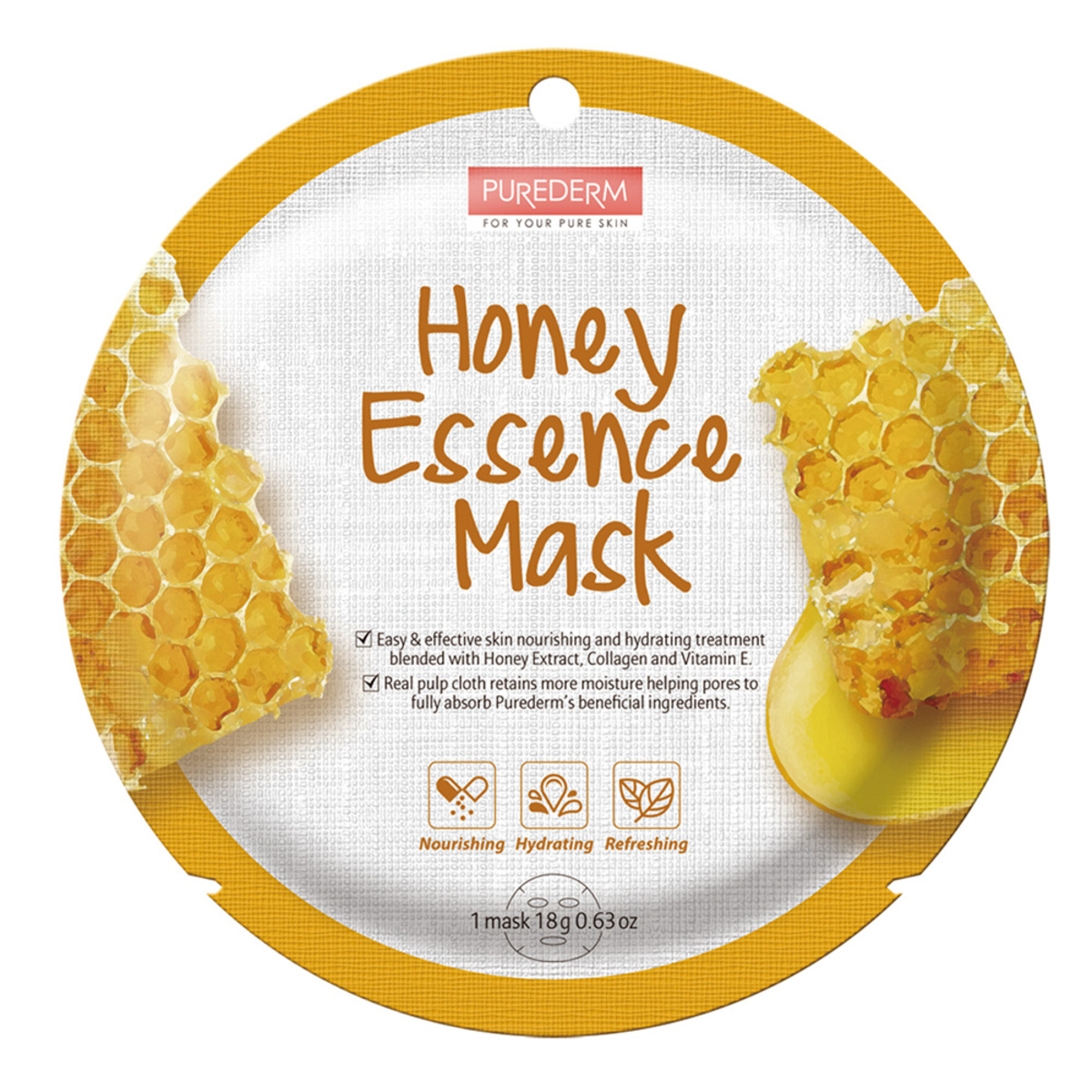 Thumbnail PUREDERM HONEY ESSENCE MASK - ADS808