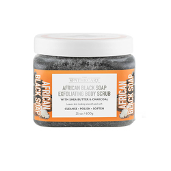 THE SPATHECARY AFRICAN BLACK SOAP EXFOLIATING BODY