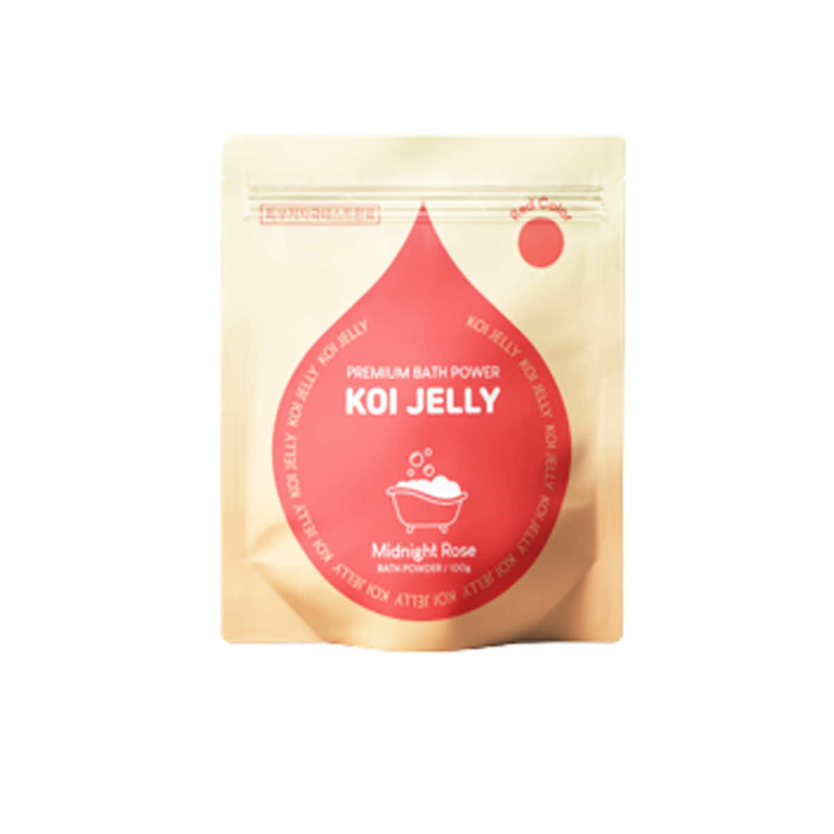 Thumbnail KOI JELLY PREMIUM BATH POWER #MIDNIGHT ROSE 100G
