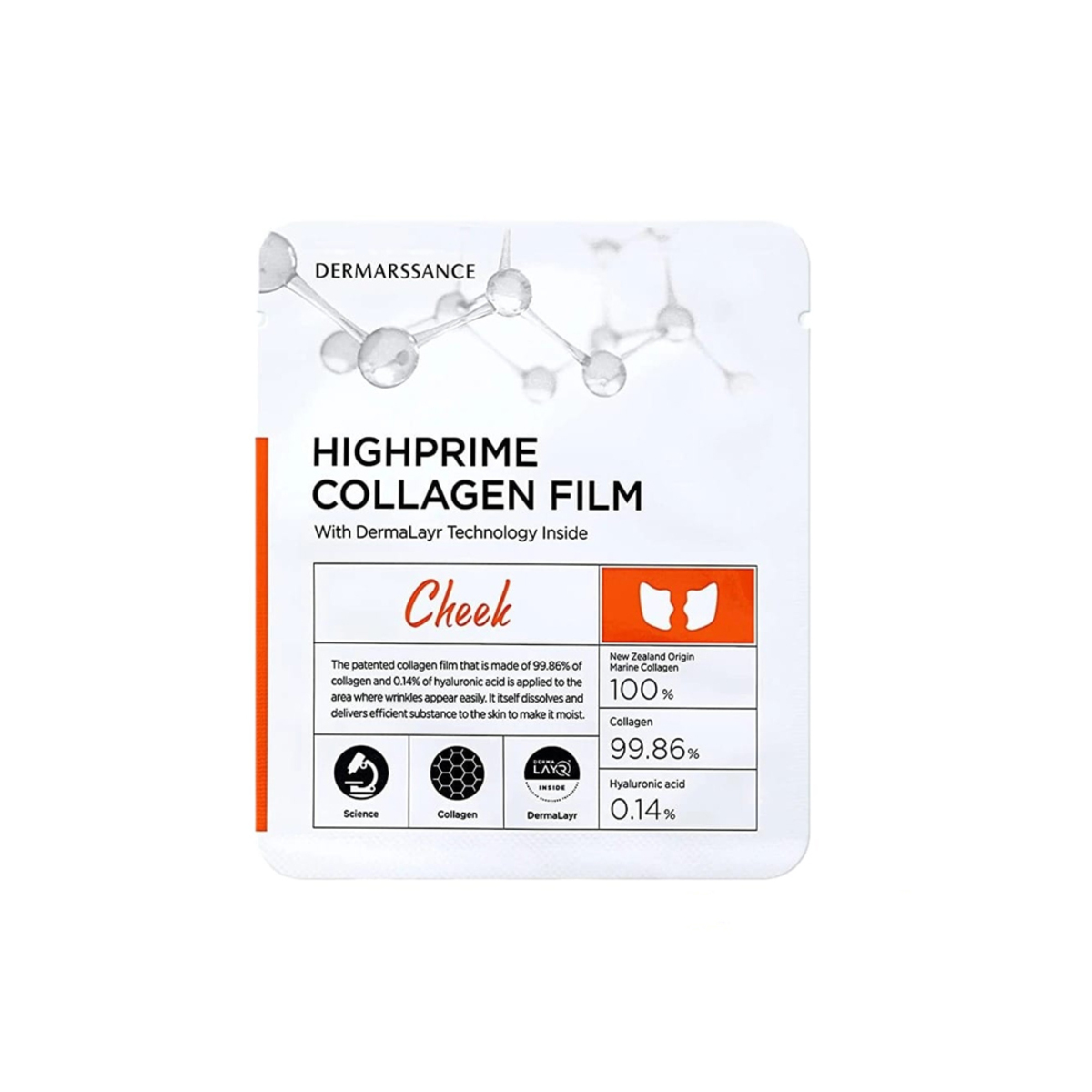 Thumbnail DERMARSSANCE HIGHPRIME COLLAGEN FILM - CHEEK 