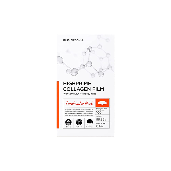 Anúncio: DERMARSSANCE HIGHPRIME COLLAGEN FILM FOREHEAD OR NECK
