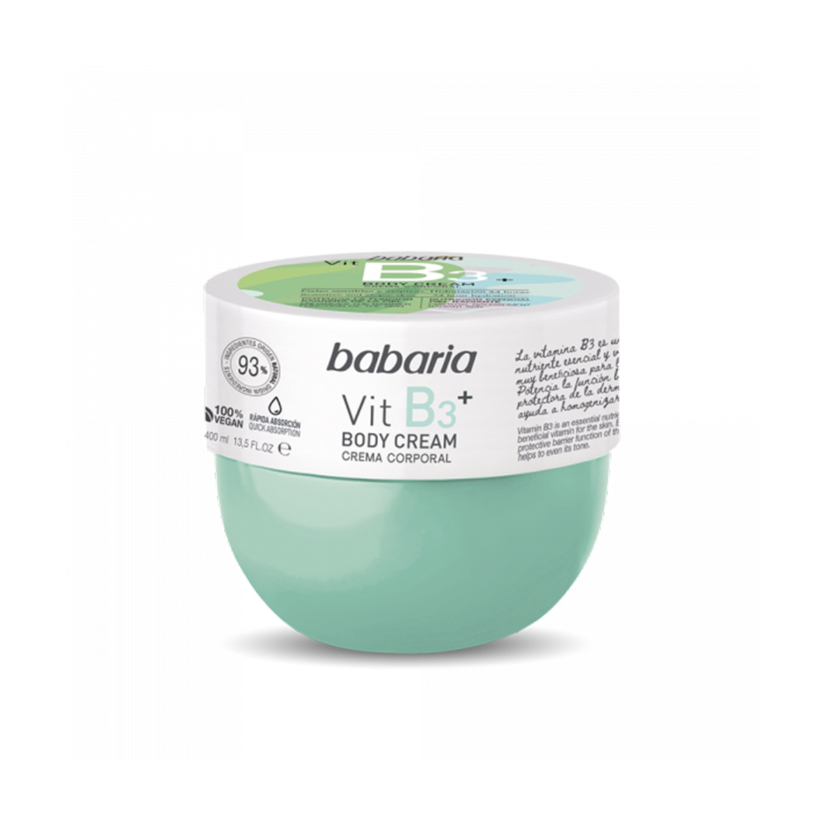 Thumbnail BABARIA VIT B3+ BODY CREAM 400ML