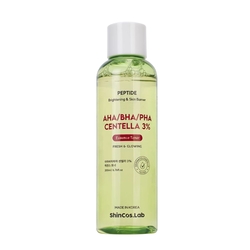 SHINCOS.LAB AHA/BHA/PHA CENTELLA 3% ESSENCE TONER 200ML