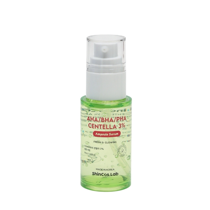 Anúncio: SHINCOS.LAB AHA/BHA/PHA CENTELLA 3% AMPOULE SERUM 50ML