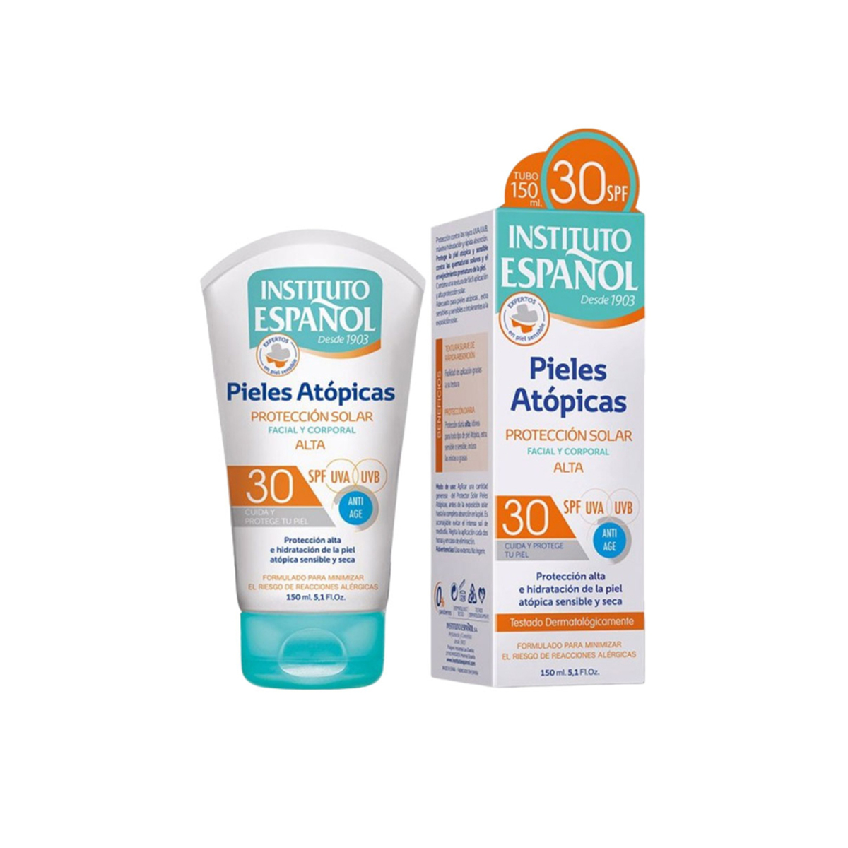 Thumbnail INSTITUTO ESPAÑOL PIELES ATOPICAS PROTECTOR SOLAR SPF+30 UVA/UVB 150ML