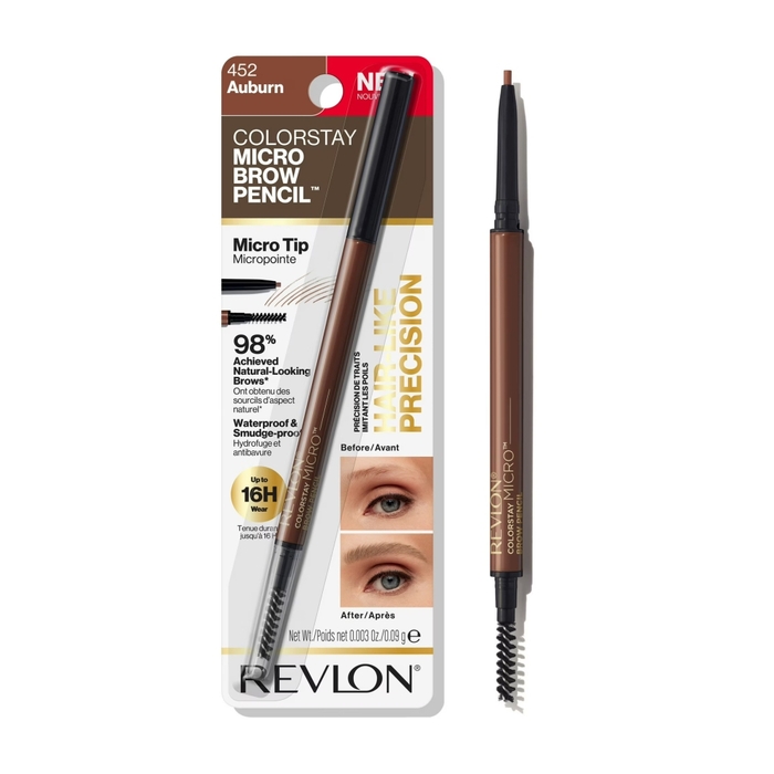 Anúncio: REVLON COLORSTAY MICRO BROW PENCIL 452 AUBURN