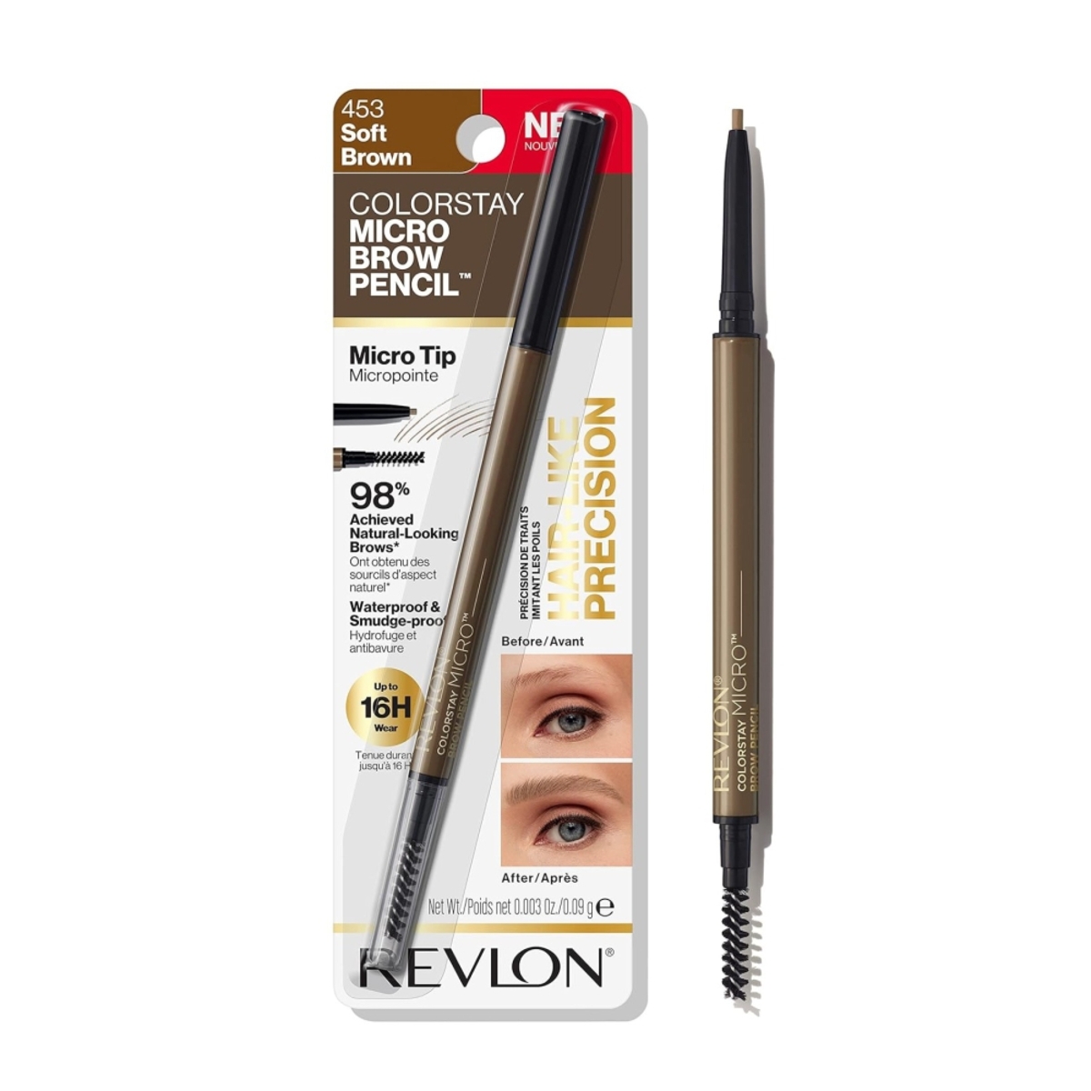 Thumbnail REVLON COLORSTAY MICRO BROW PENCIL 453 SOFT BROWN