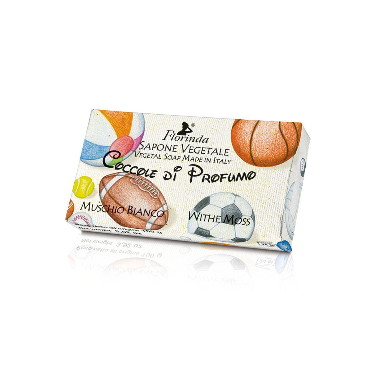 Thumbnail FLORINDA VEGETAL SOAP 100G WHITE MOSS (BABY COLLECTION)