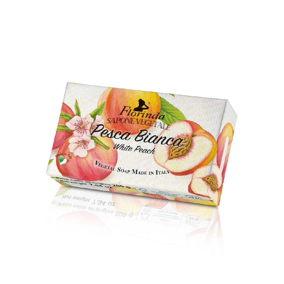 Thumbnail FLORINDA VEGETAL SOAP 100G WHITE PEACH