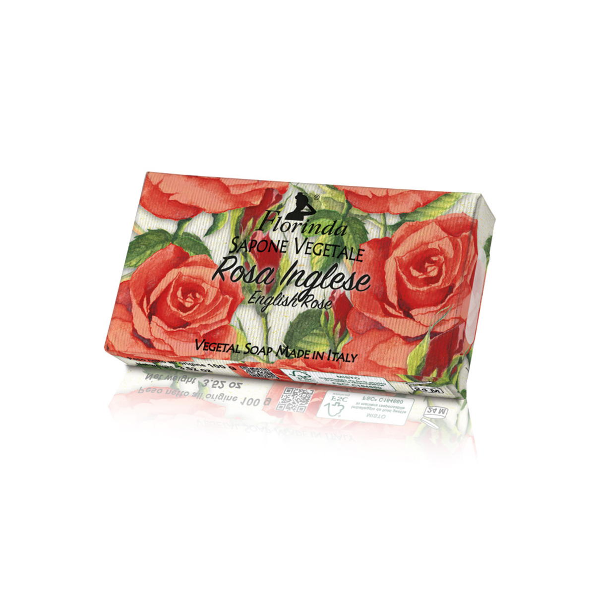 Thumbnail FLORINDA VEGETAL SOAP 100G ENGLISH ROSE