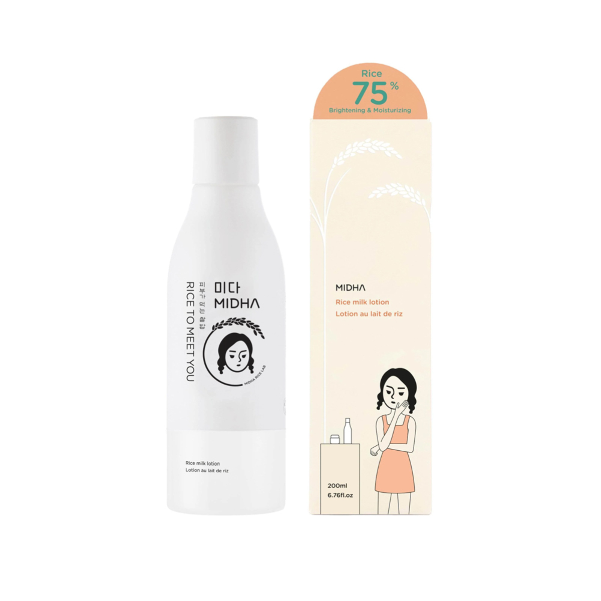 Thumbnail MIDHA RICE MILK LOTION 200ML
