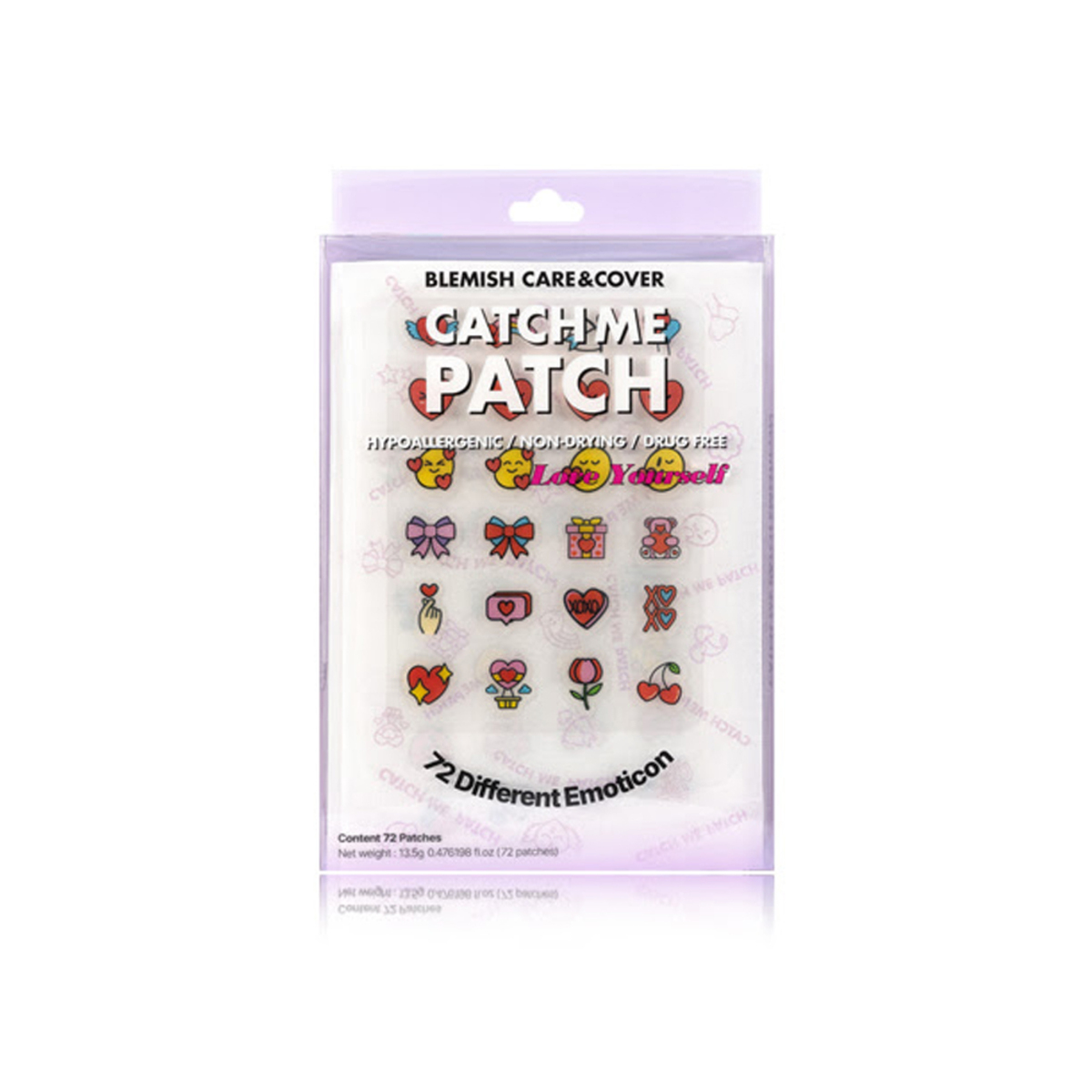 Thumbnail CATCH ME PATCH EMOTICON LOVE YOURSELF (LILAS)
