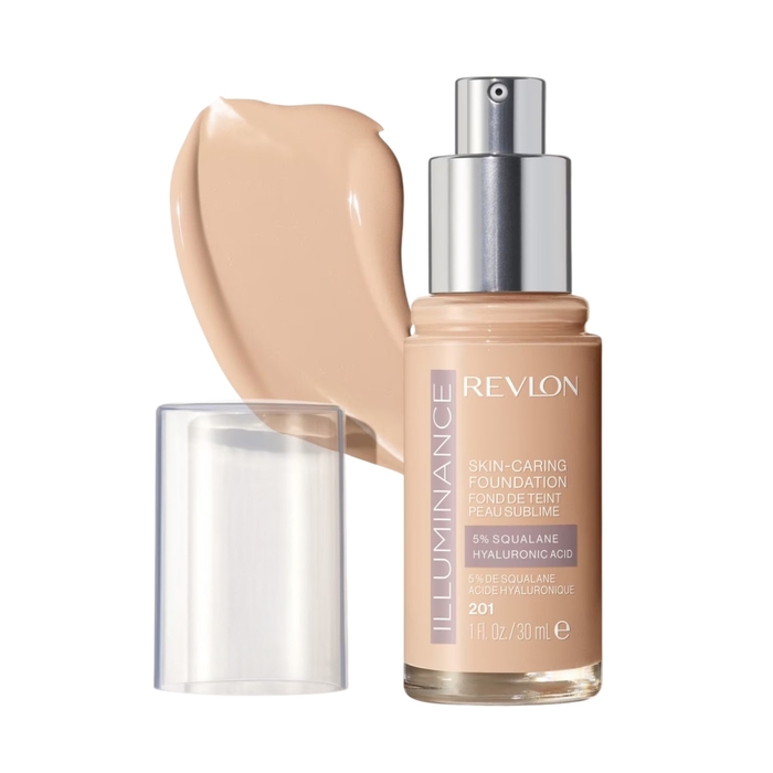 Anúncio: REVLON SKIN-CARING FOUNDATION #201
