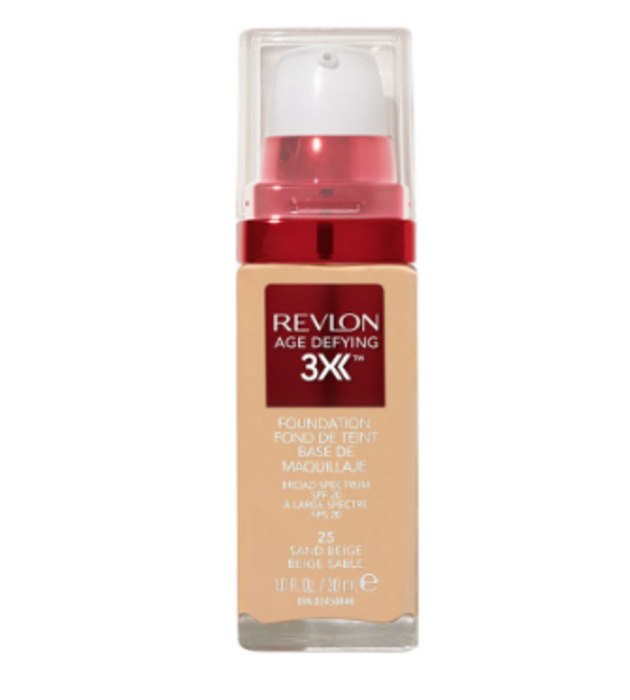 Anúncio: REVLON AGE DEFYING 3X FOUNDATION #25 SAND BEIGE