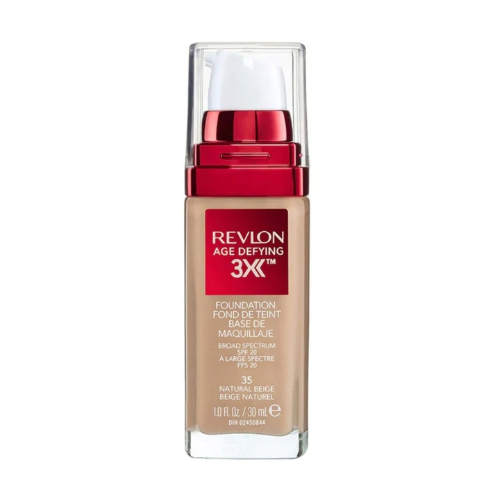 Anúncio: REVLON AGE DEFYING 3X FOUNDATION #35 NATURAL BEIGE