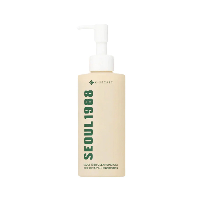 Anúncio: K-SECRET SEOUL 1988 CLEANSING OIL PINE CICA 1% + PROBIOTICS 200ML