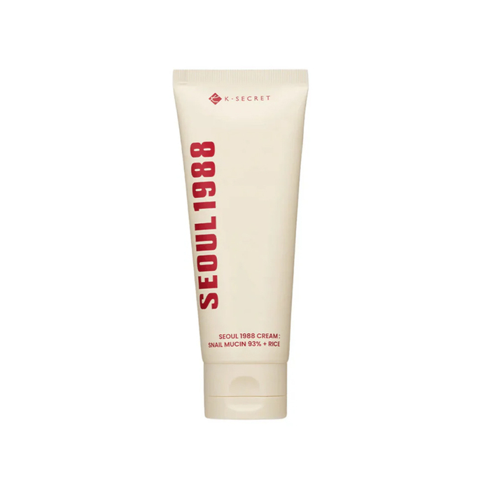 Anúncio: K-SECRET SEOUL 1988 CREAM SNAIL MUCIN 93% + RICE 100ML