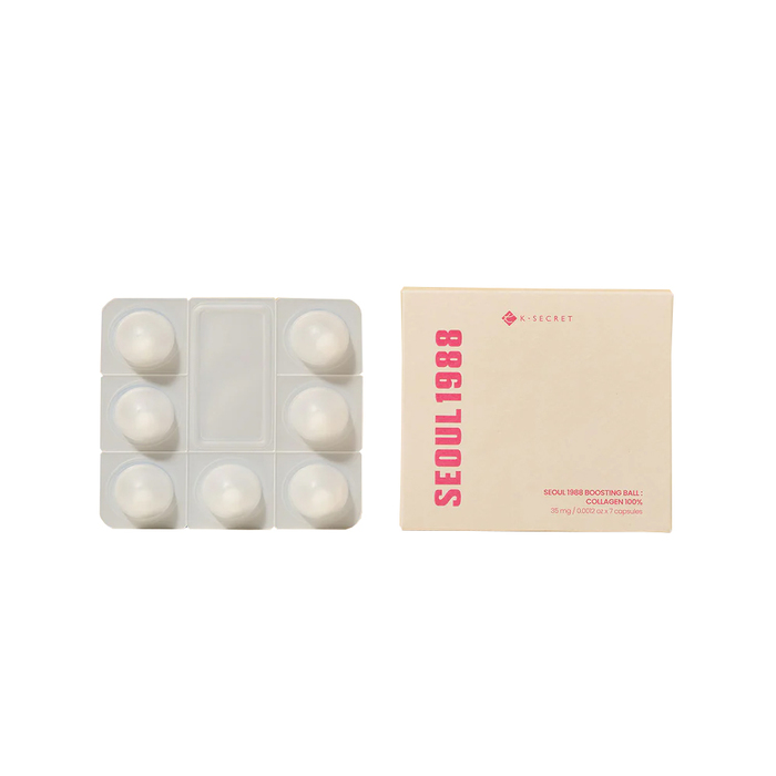 Anúncio: K-SECRET SEOUL 1988 BOOSTING BALL COLLAGEN 100%