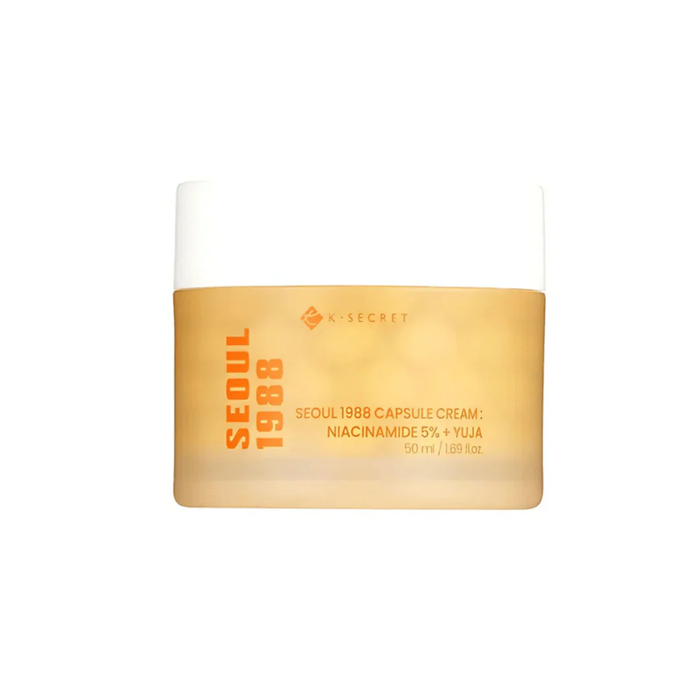 Anúncio: K-SECRET SEOUL 1988 CAPSULE CREAM NIACINAMIDE 5% + YUJA 50ML
