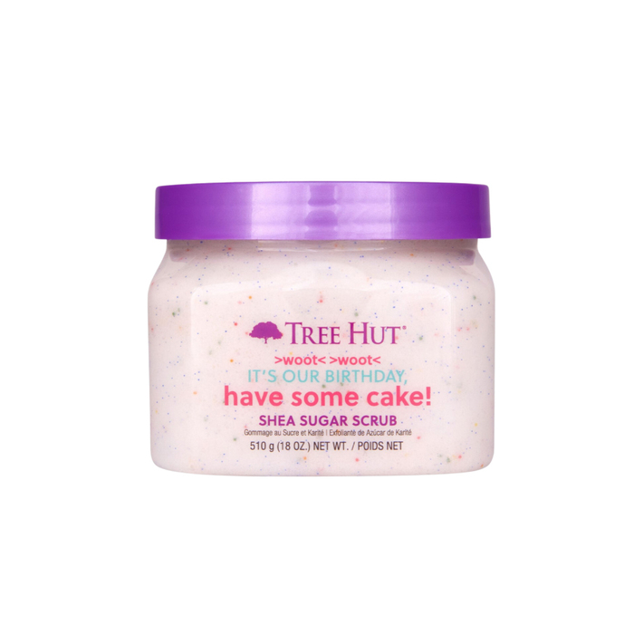Anúncio: TREE HUT ITS OUR BIRTHDAY HAVE SOME CAKE SHEA SUGAR SCRUB 510G