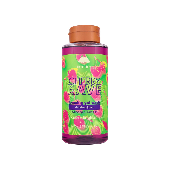 Anúncio: TREE HUT CHERRY RAVE FOAMING GEL WASH 532ML