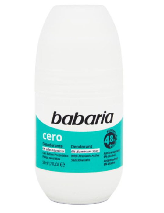Anúncio: BABARIA DESODORANTE CERO 50ML