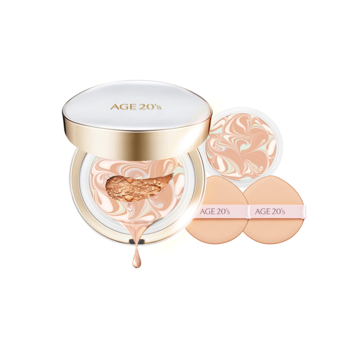 Thumbnail AGE 20'S SIGNATURE ESSENCE COVER PACT LONG STAY #21 LIGHT BEIGE