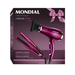 Thumbnail MONDIAL CONJUNTO ESPECIAL CHROME PINK LINE - KT-88