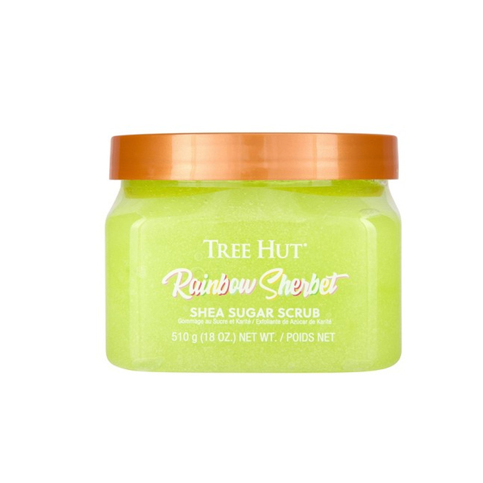 Anúncio: TREE HUT RAINBOW SHERBET SHEA SUGAR SCRUB 510G