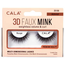 CALA 3D FAUX MINK PESTAÑA #35106 ROUGE