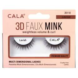 CALA 3D FAUX MINK PESTAÑA #35110 LAVISH