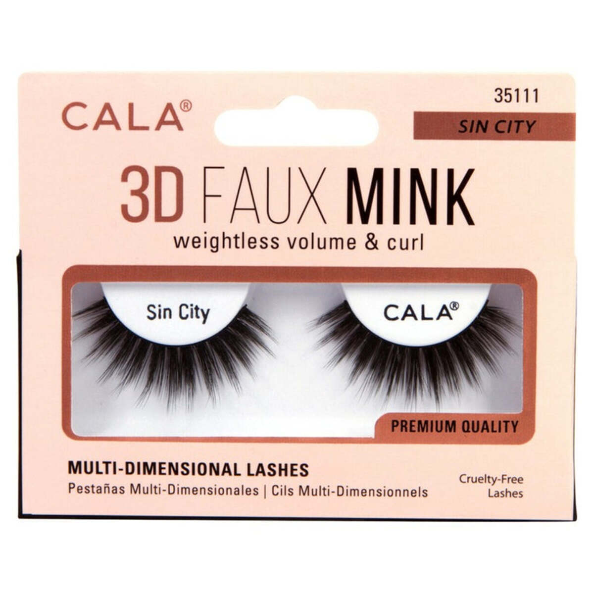 Thumbnail CALA 3D FAUX MINK PESTAÑA #35111 SIN CITY