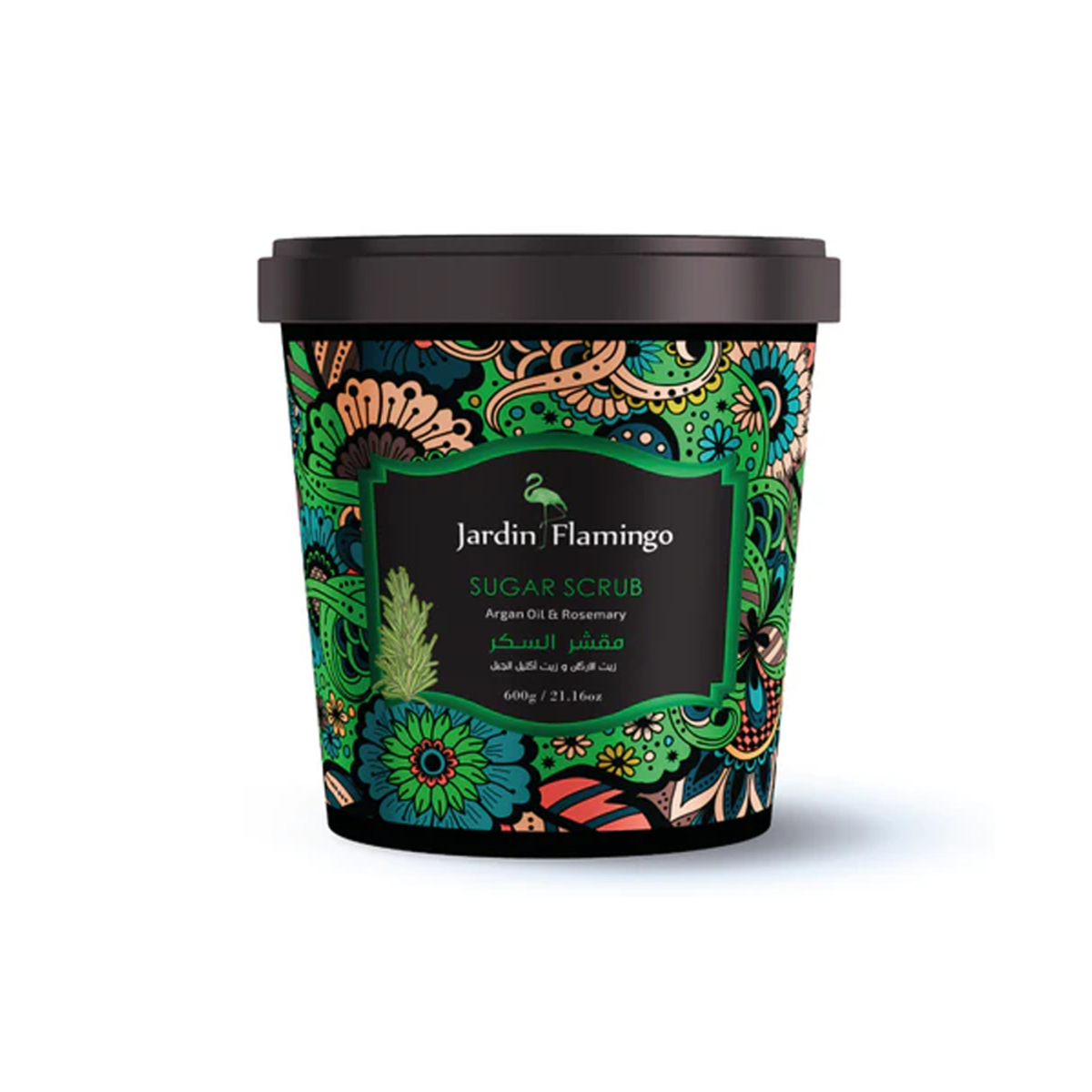 Thumbnail FLAMINGO SUGAR SCRUB ARGAN OIL AND ROSEMARY 600G