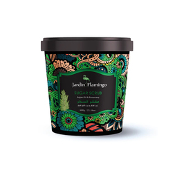 FLAMINGO SUGAR SCRUB ARGAN OIL AND ROSEMARY 600G