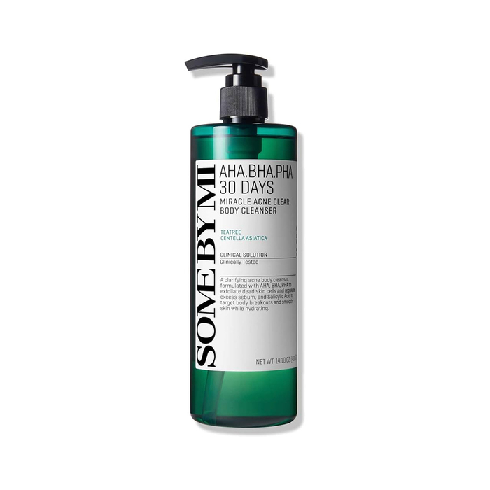 Anúncio: SOMEBYMI AHA-BHA-PHA 30 DAYS MIRACLE ACNE CLEAR BODY CLEANSER 400G