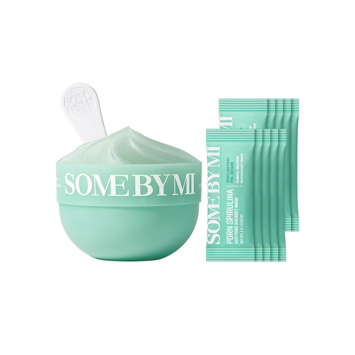 Anúncio: SOMEBYMI SPIRULINA PDRN SOOTHING SHERBET MASK 1G (10EA)
