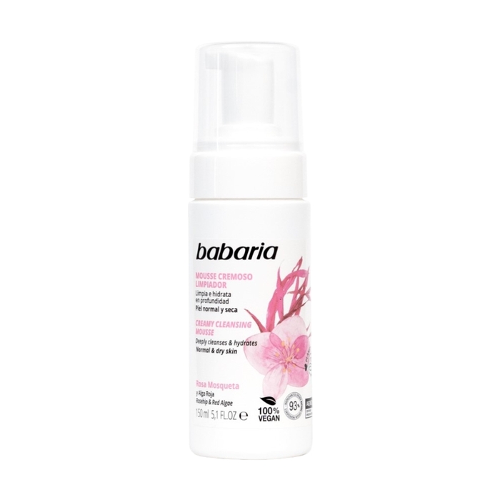 Anúncio: BABARIA MOUSSE CREMOSO LIMPIADOR 150ML