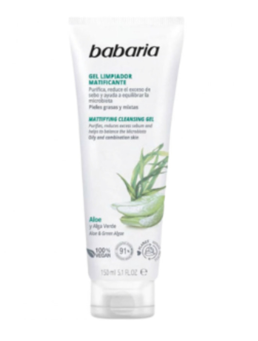 Anúncio: BABARIA GEL LIMPIADOR MATIFICANTE 150ML
