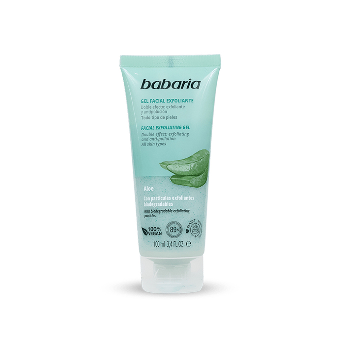Anúncio: BABARIA GEL FACIAL EXFOLIANTE ALOE 100ML