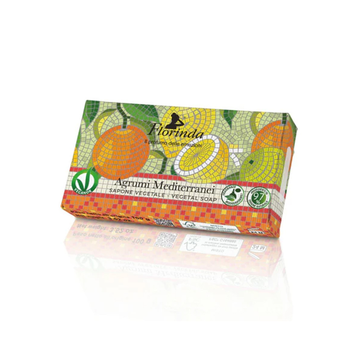 Thumbnail FLORINDA VEGETAL SOAP 100G MEDITERRANEAN CITRUS MOSAIC