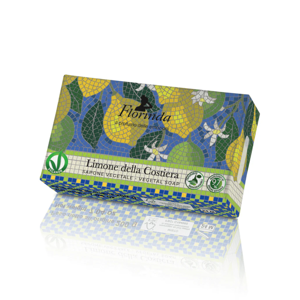 Thumbnail FLORINDA VEGETAL SOAP 100G COASTAL LEMON MOSAIC