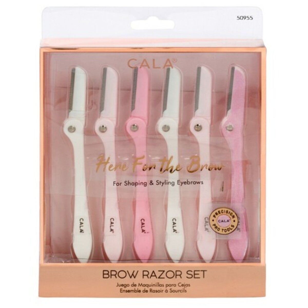 Thumbnail 509550 CALA BROW RAZOR SET 6PCS #50955