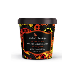 FLAMINGO SUGAR SCRUB ARGAN AND VOLCANIC ASHES 600G