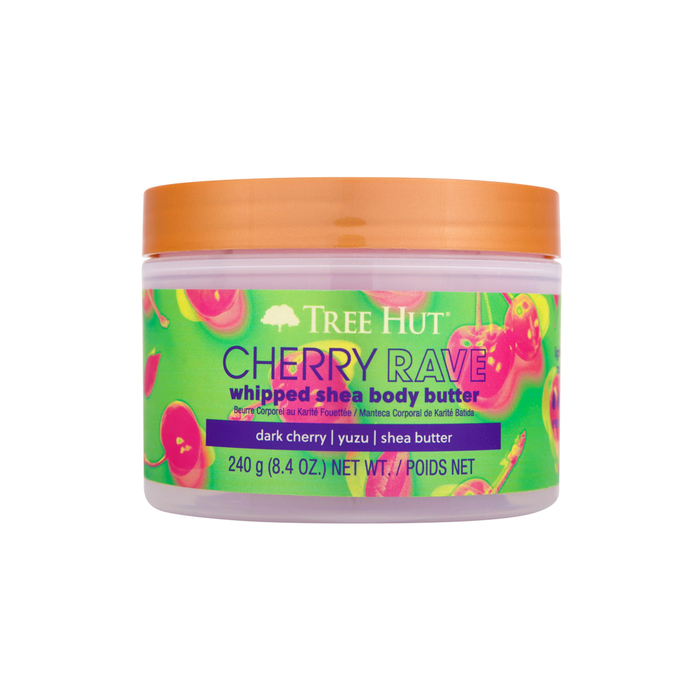 Anúncio: TREE HUT CHERRY RAVE WHIPPED SHEA BODY BUTTER 240G