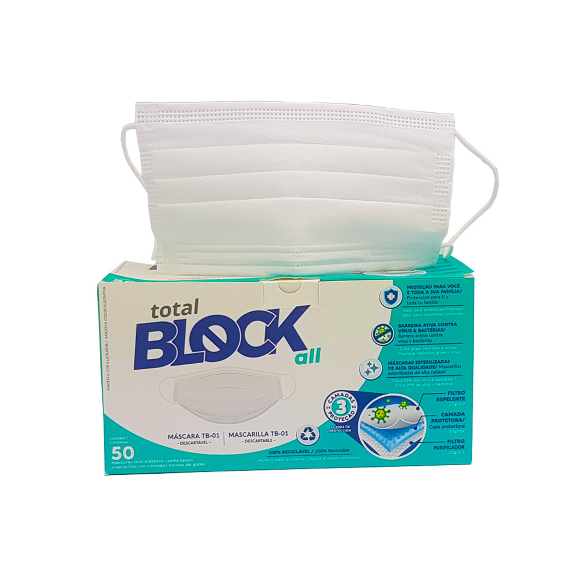 Thumbnail TOTAL BLOCK ALL - MASCARILLA TB-01