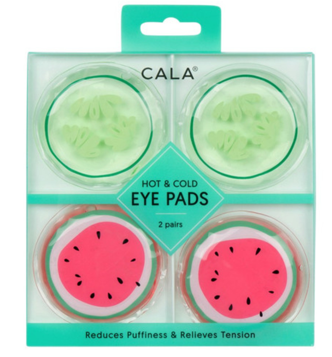 Thumbnail CALA HOT&COLD EYE PADS 2 PAIRS - CUCUMBER/WATERMELON