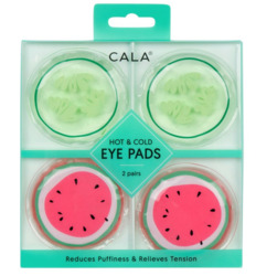 CALA HOT&COLD EYE PADS 2 PAIRS - CUCUMBER/WATERMELON
