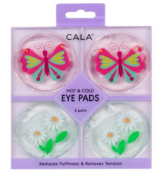 CALA HOT&COLD EYE PADS 2 PAIRS - BUTTERFLY/DAISY