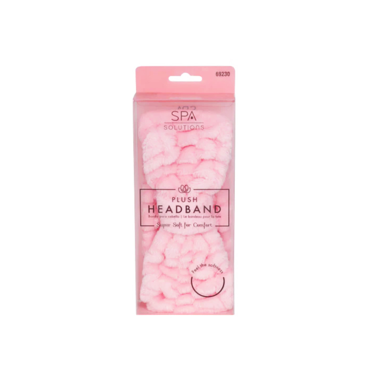 Thumbnail SPA SOLUTIONS PLUSH HEADBAND - PINK